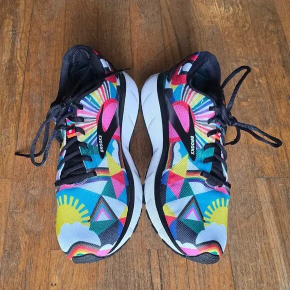 Brooks Women's Trace 2 Lisa Congdon Pride Running Shoes size 10 - Picture 2 of 7